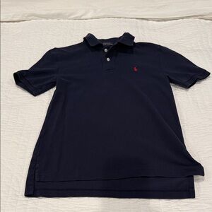 Ralph Lauren Dark Blue Polo Shirt with Red Logo